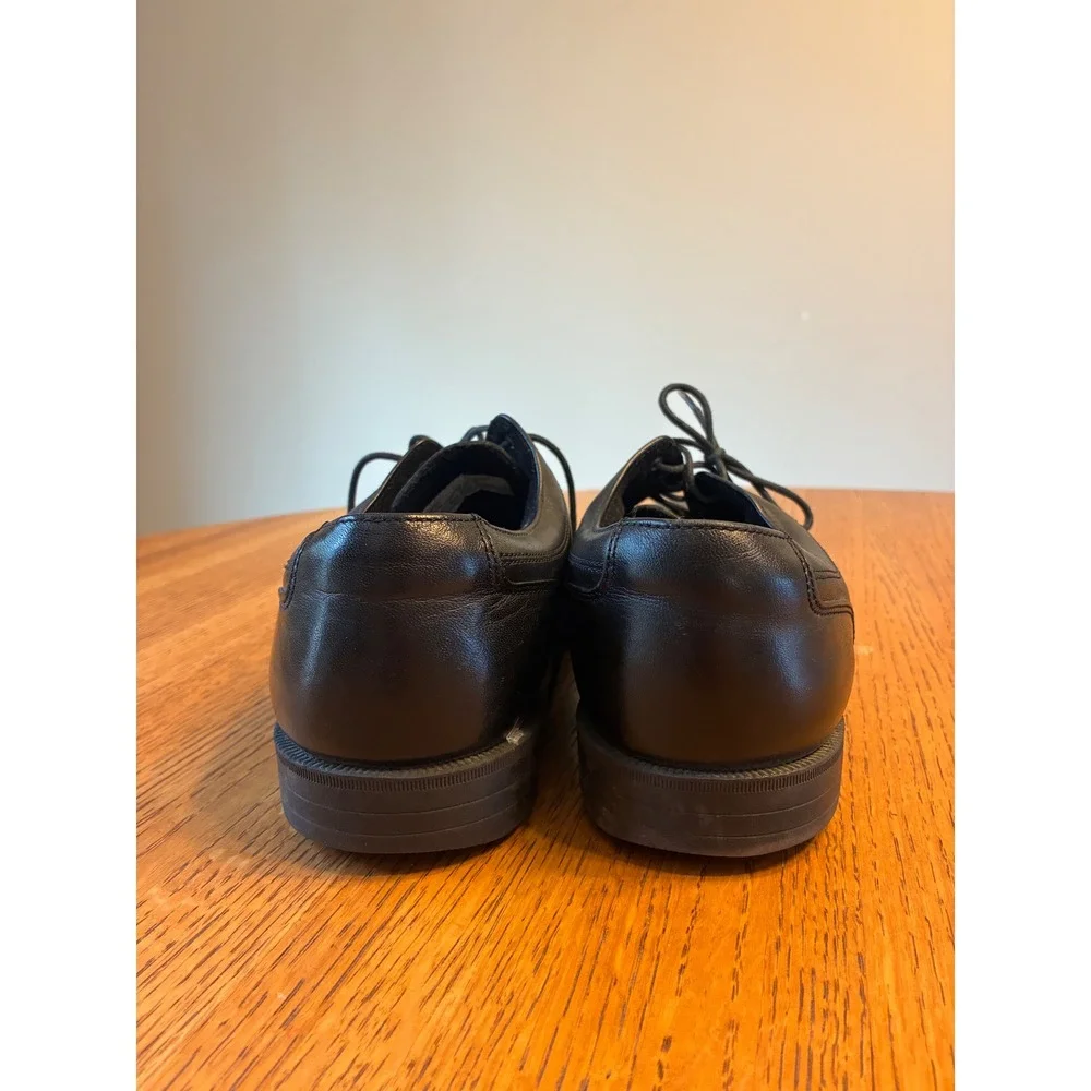 Deer‎ Stags Broker Mens Black Leather Oxford Dress Shoes Size 8.5 M Comfort T-18